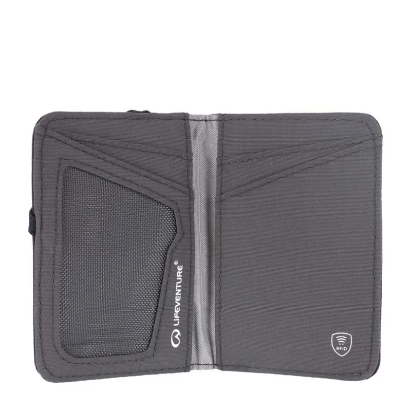 Lifeventure RFiD Card Wallet Recycled  in Navy-2